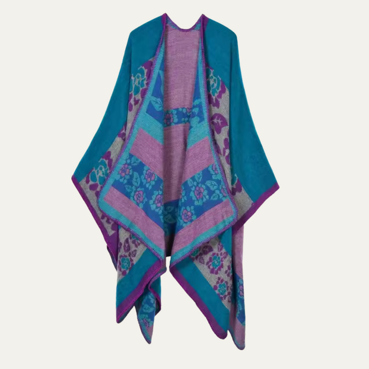 Poncho Voor Dames – Boho Cape Met Uniek Patroon