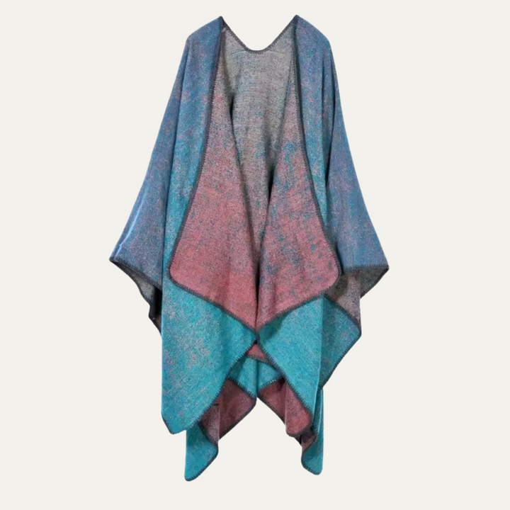 Poncho Voor Dames – Boho Cape Met Uniek Patroon