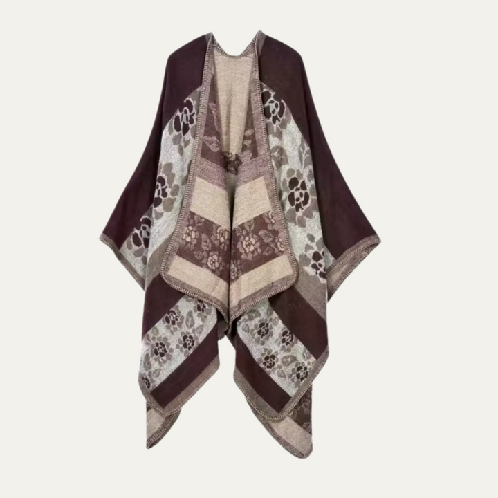 Poncho Voor Dames – Boho Cape Met Uniek Patroon