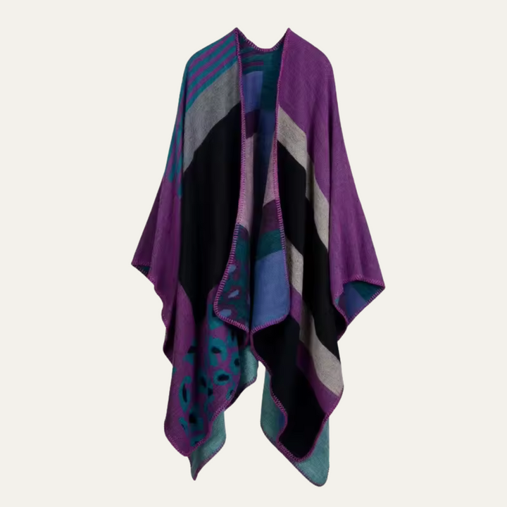 Poncho Voor Dames – Boho Cape Met Uniek Patroon