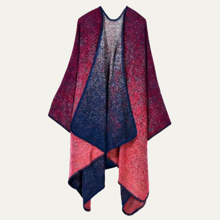 Poncho Voor Dames – Boho Cape Met Uniek Patroon