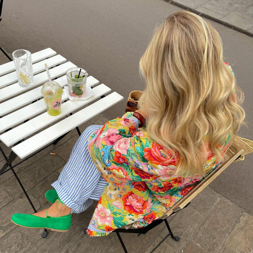 Boho Bloemen Jas - modieuze en lichtgewicht bovenkleding
