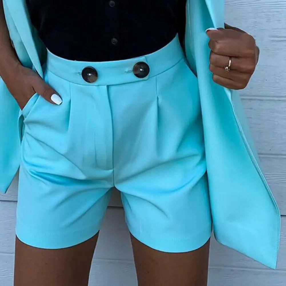 Kenzie - elegante co ord set [blazer+shorts]