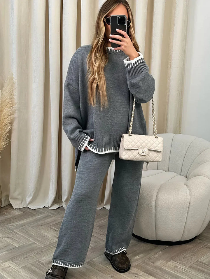 Velour Dream Comfortabele Losse Dames Set – Loungewear and Trainingspak Set