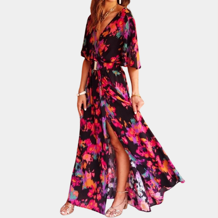Kylee - casual gedrukte losse jurk