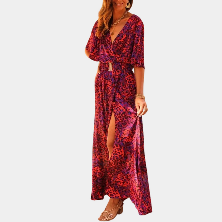 Kylee - casual gedrukte losse jurk
