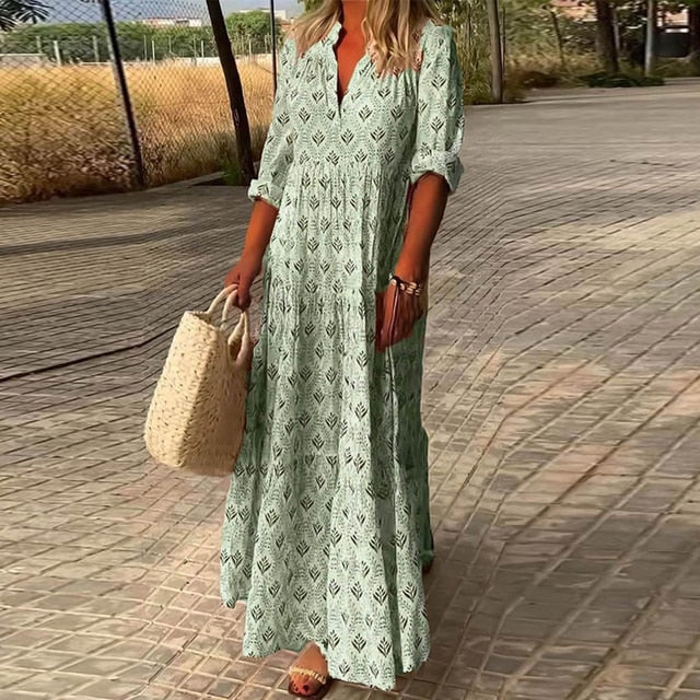Valery - boho maxi jurk