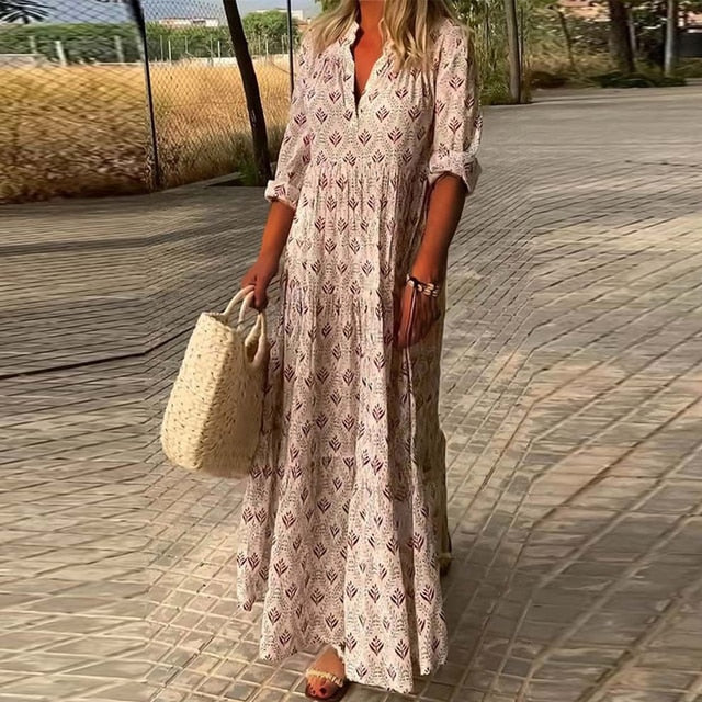 Valery - boho maxi jurk