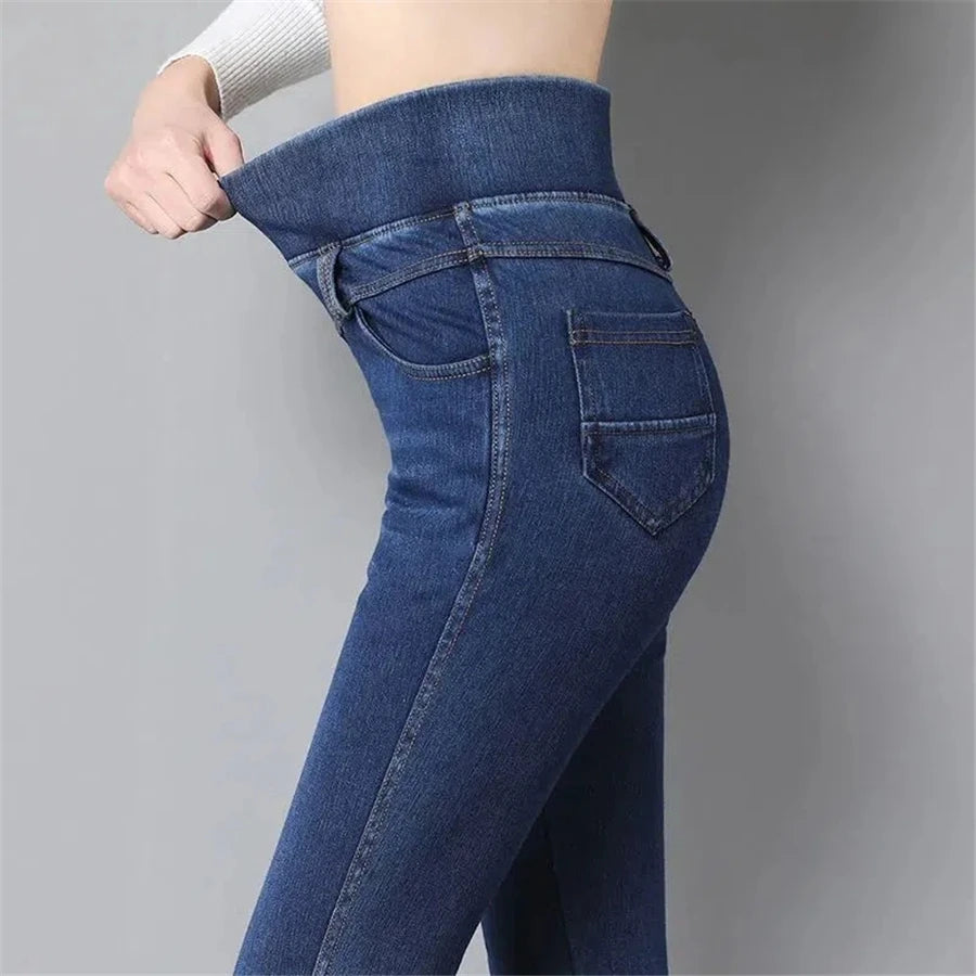 Quincy - vintage highwaist stretchbare jeans