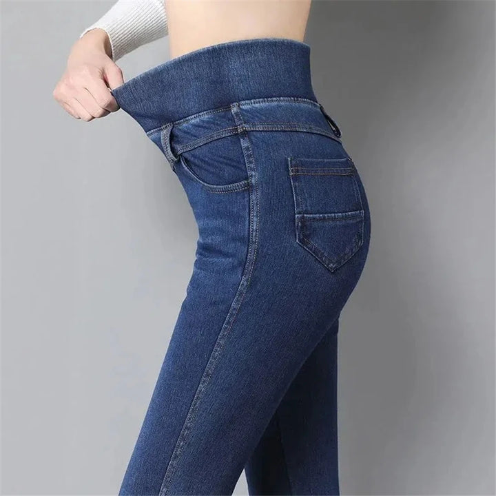 Quincy - vintage highwaist stretchbare jeans