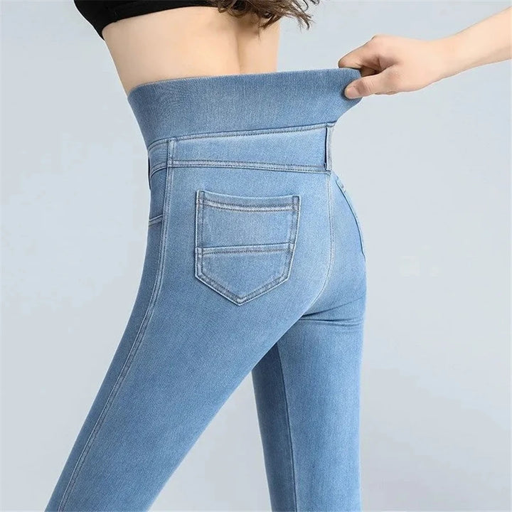 Quincy - vintage highwaist stretchbare jeans