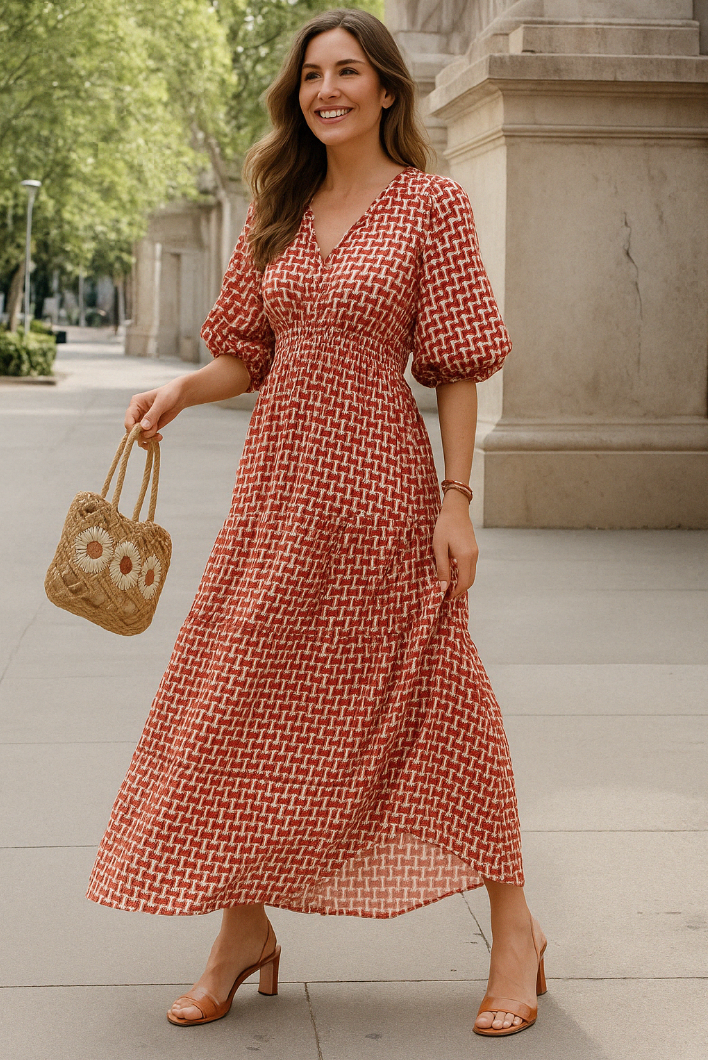 Avianna - losse maxi jurk