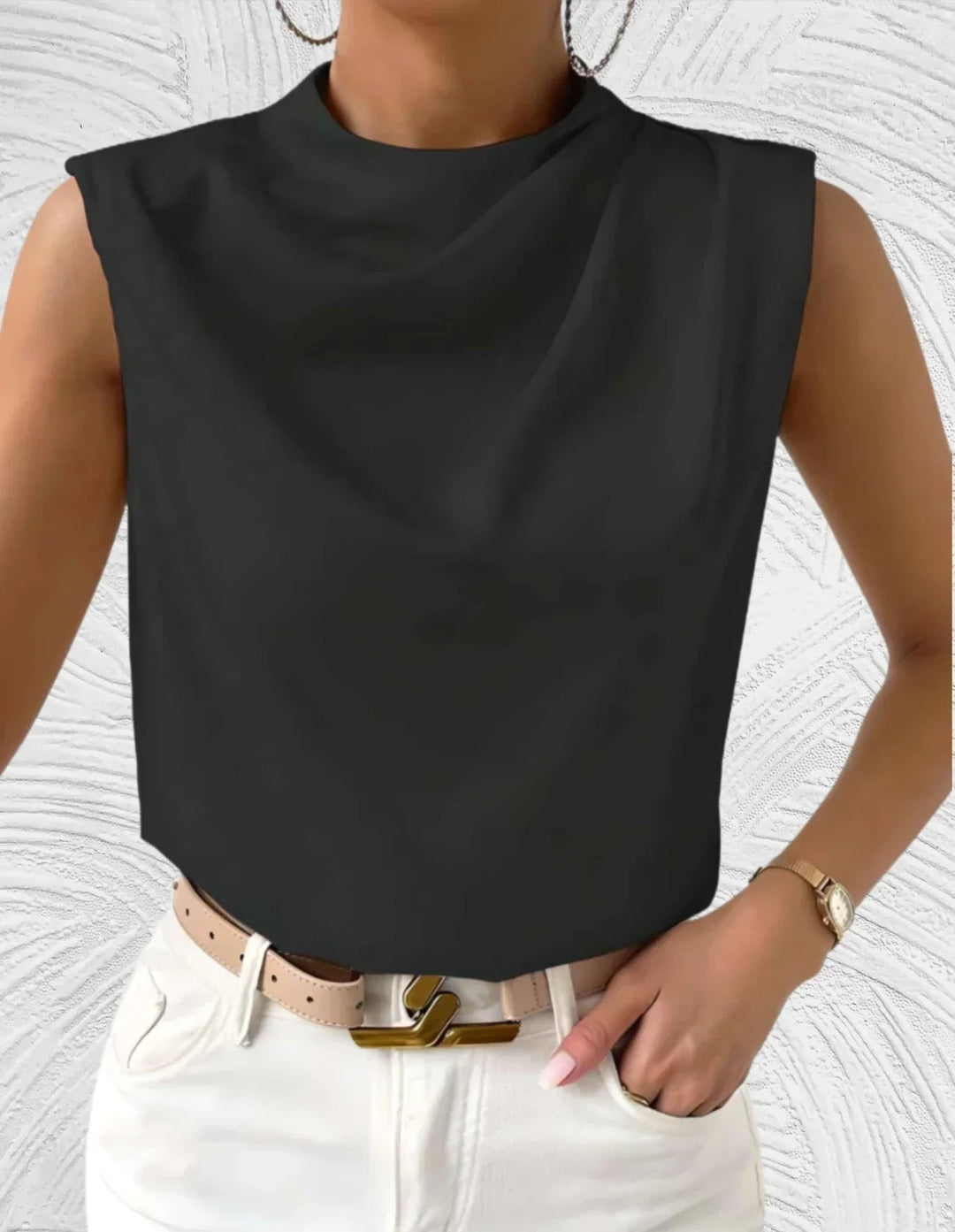 Chique mouwloze blouse voor comfort en stijl