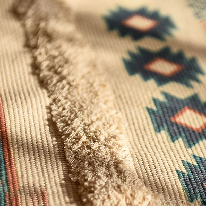 Handgeweven Boho Vloerkleed