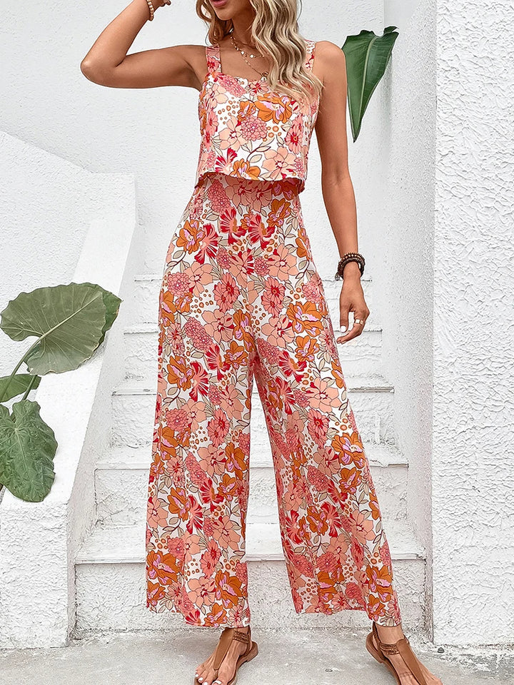 Wide Leg Zomer Jumpsuit
