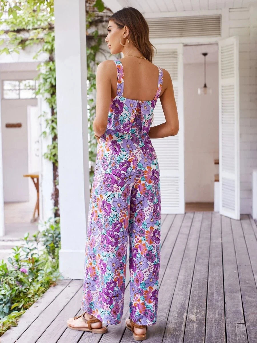 Wide Leg Zomer Jumpsuit