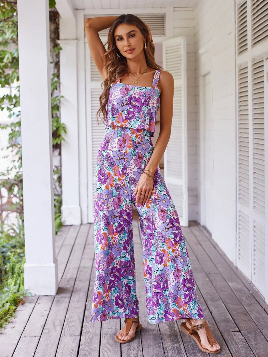 Wide Leg Zomer Jumpsuit