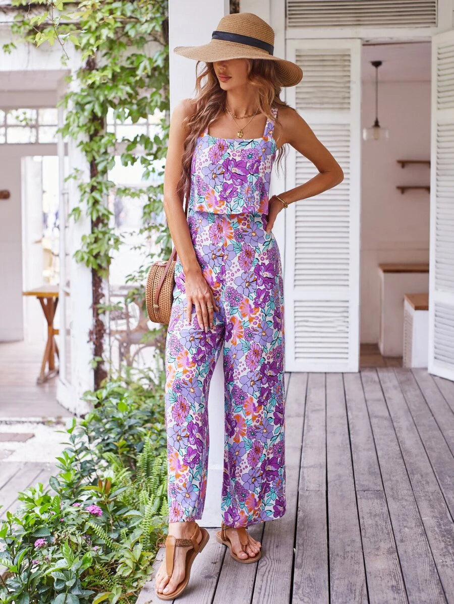 Wide Leg Zomer Jumpsuit