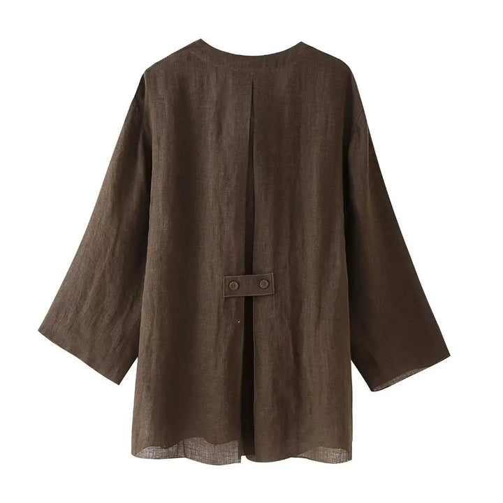 Kimono Loungewear Set Met Strikceintuur – Losvallende Top En Broek