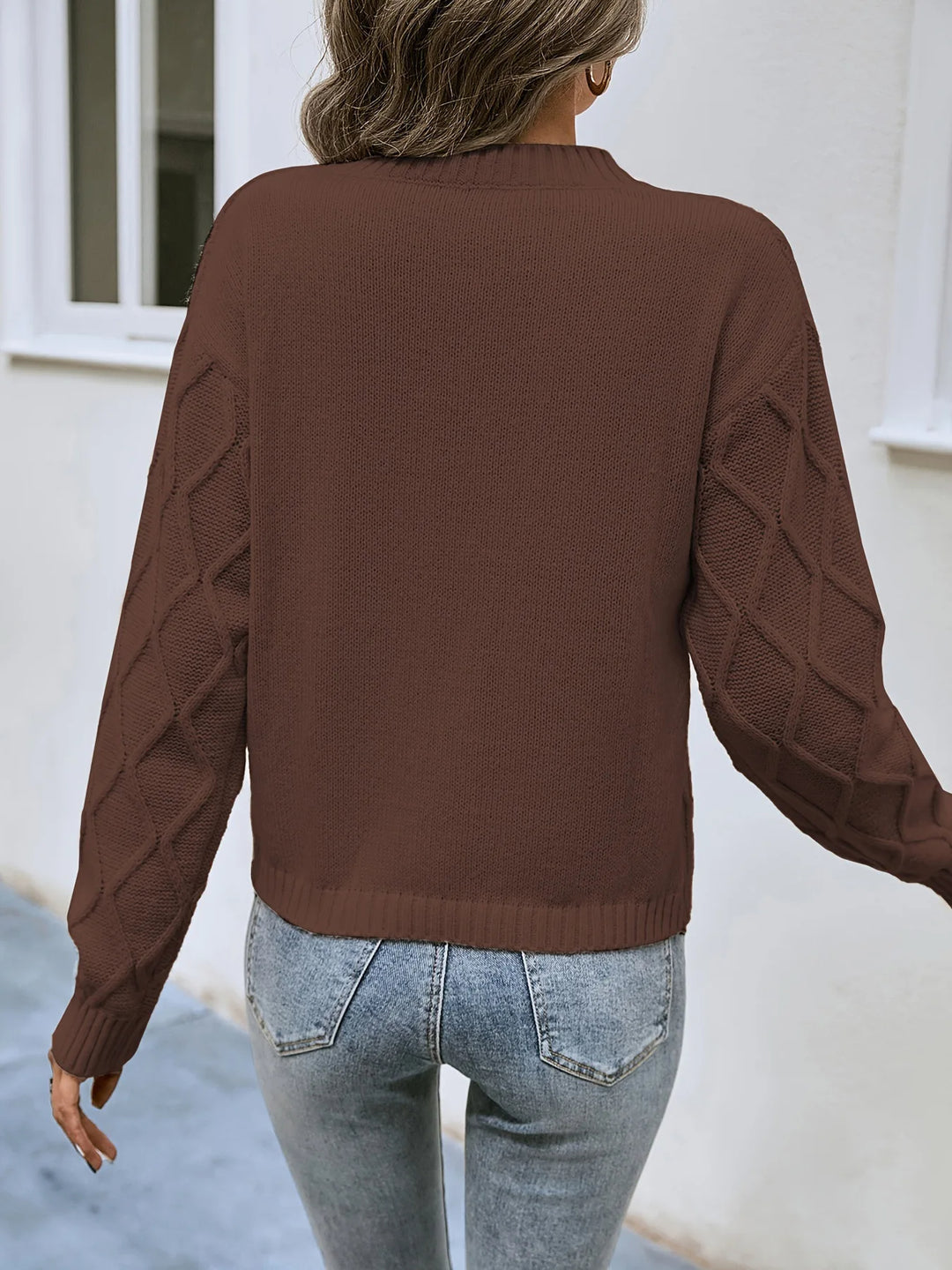 Soft Vibes Warme Knit Cable Sweater van Hoge Kwaliteit - Gebreide Trui