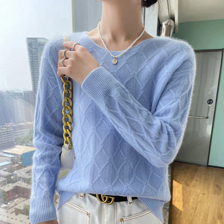 Sky Dreams Warme Knit Cable Sweater van Hoge Kwaliteit - Gebreide Trui