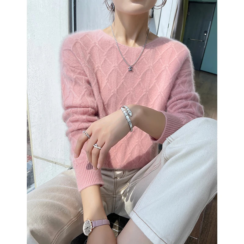 Sky Dreams Warme Knit Cable Sweater van Hoge Kwaliteit - Gebreide Trui