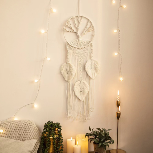 LunaLoom - macrame kamer charm