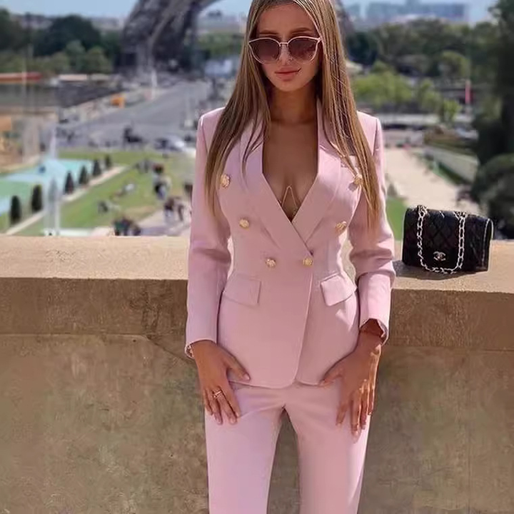Lizbeth - stijlvolle zakelijke set [blazer+broek]