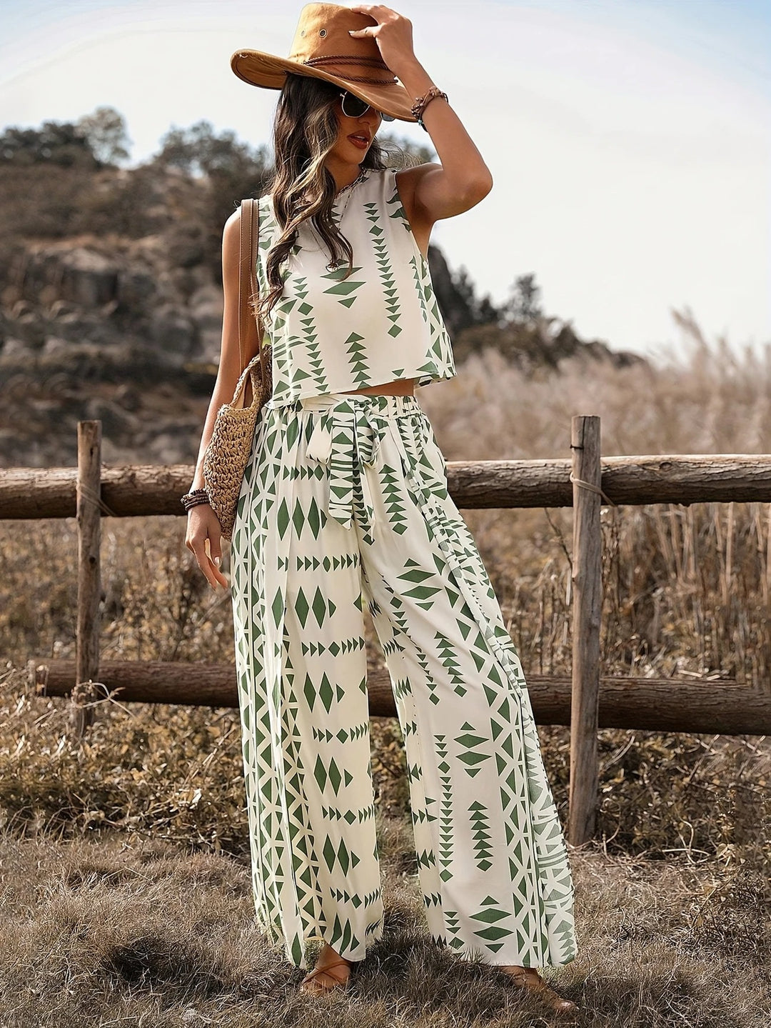 Boho Aura Print Co-ord Set