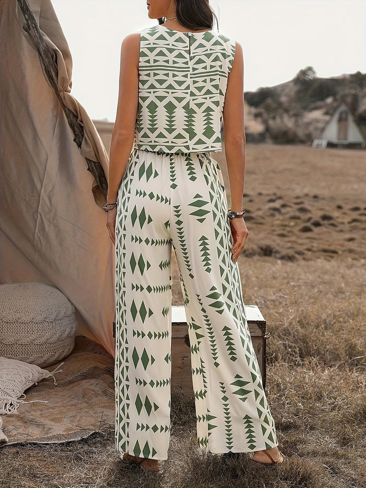 Boho Aura Print Co-ord Set