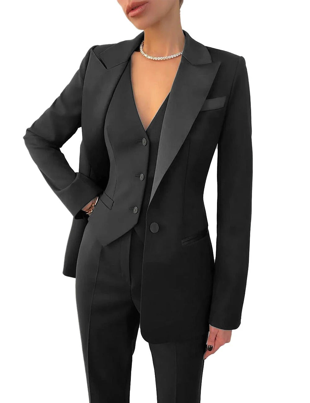 Boss Moves Driedelig Zakelijk Pak - Elegante Formele Gelegenheden Set