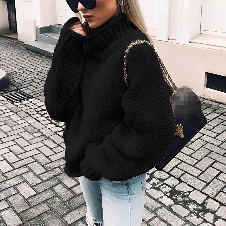 Winter Mood Oversized Coltrui – Gebreide Wintertrui
