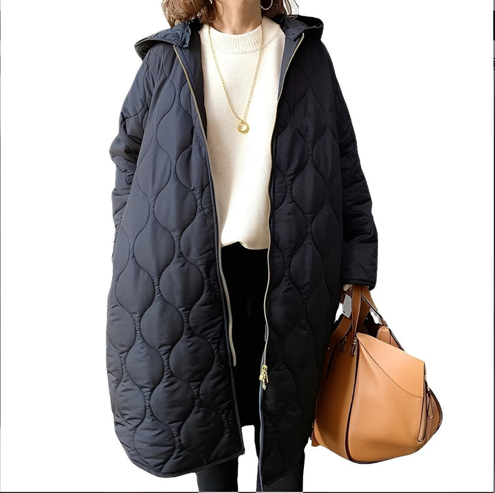 Cold Crush Lange Dames Parka Jack Met Capuchon – Casual En Comfortabel Gewatteerd Jas