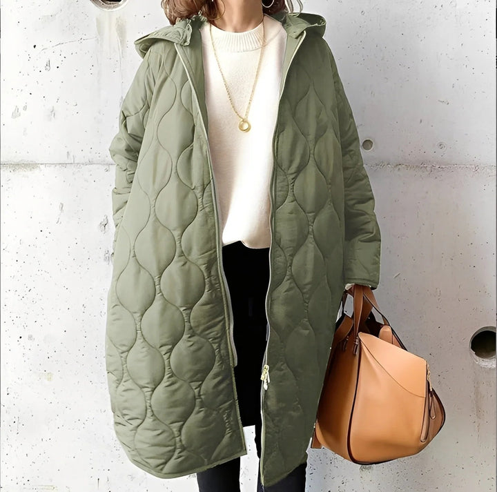 Cold Crush Lange Dames Parka Jack Met Capuchon – Casual En Comfortabel Gewatteerd Jas