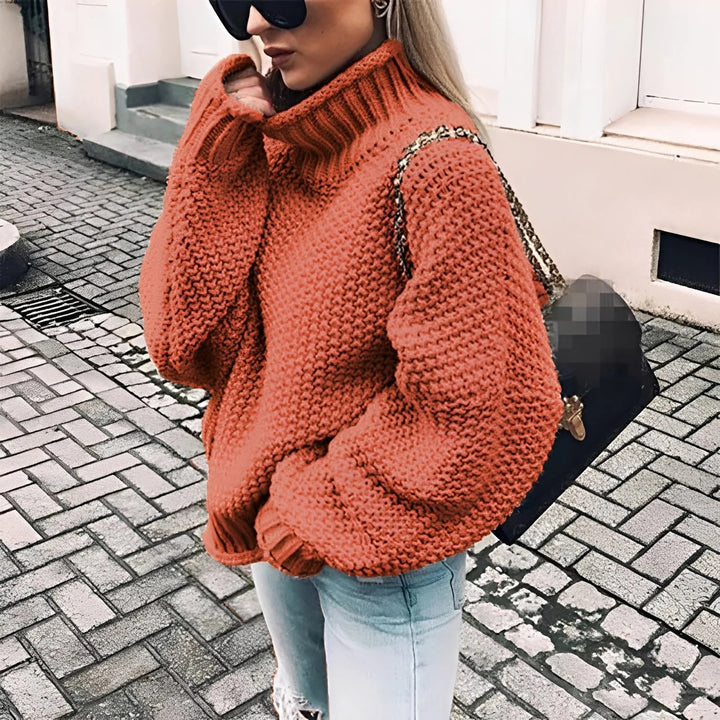 Winter Mood Oversized Coltrui – Gebreide Wintertrui