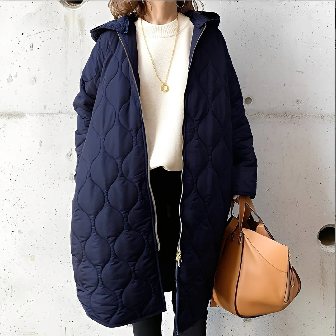 Cold Crush Lange Dames Parka Jack Met Capuchon – Casual En Comfortabel Gewatteerd Jas
