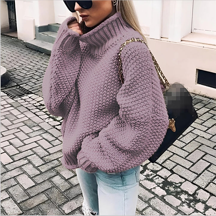 Winter Mood Oversized Coltrui – Gebreide Wintertrui