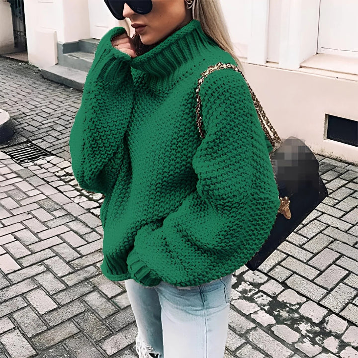 Winter Mood Oversized Coltrui – Gebreide Wintertrui