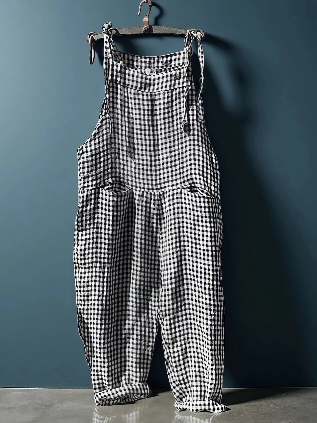 Sunset Stripes Dames Jumpsuit – Gestreepte Overall Met Wijde Pijpen
