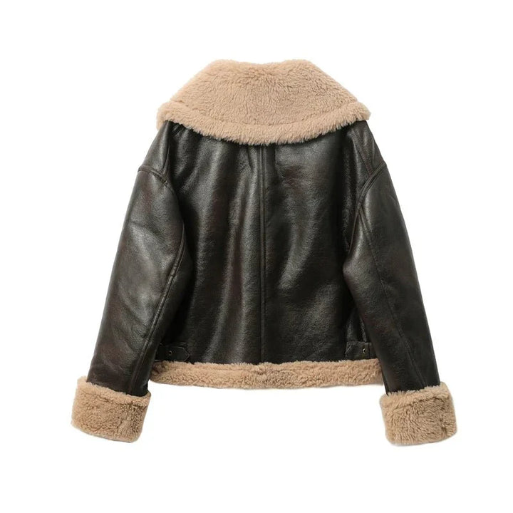 Pearl - trendy warme dikke jas