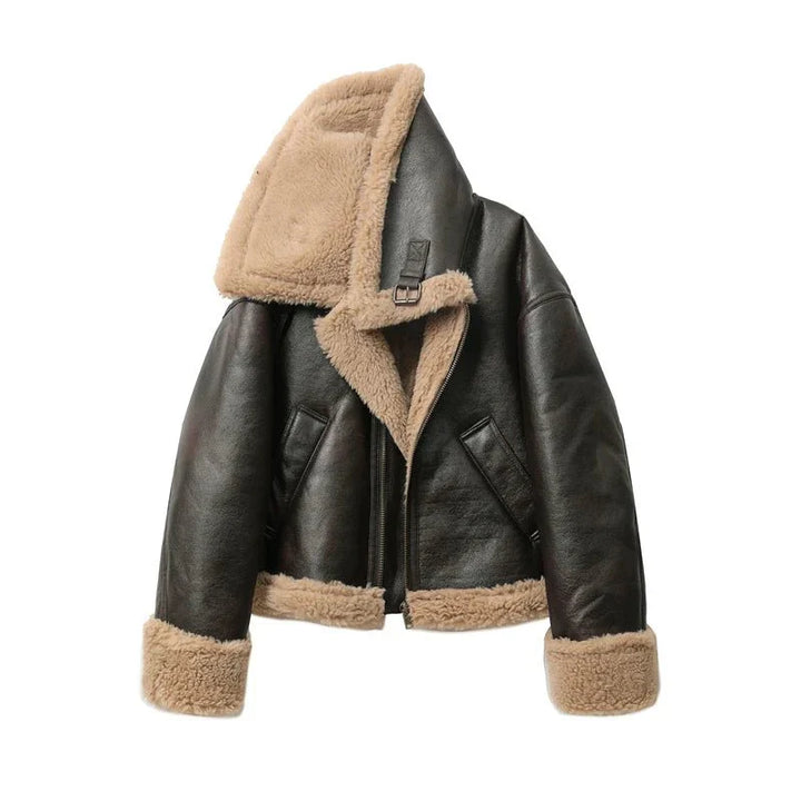 Pearl - trendy warme dikke jas