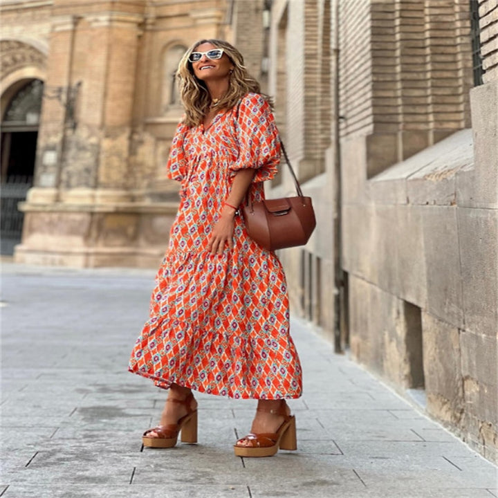 Alexa - boho ibiza maxi jurk