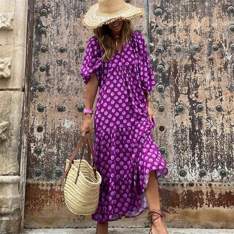 Alexa - boho ibiza maxi jurk