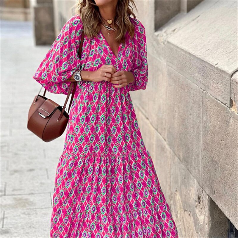Alexa - boho ibiza maxi jurk